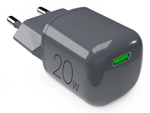 CARICA PARETE 20W GRIGIO