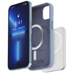 PURO - COVER ICON MAG IPH14+ BLU