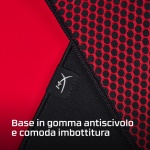 HP - HyperX Pulsefire Mat – Mouse pad per gaming – Tessuto (XL), Nero, Monocromatico, Stoffa, Gomma, Tappetino per mouse per gioco da computer