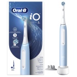 BRAUN - Oral-B iO 3, Adulto, Spazzolino a vibrazione, Pulito profondo, Morbido, Sbiancante, Azzurro, Rotondo, Batteria