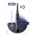 BRAUN - Oral-B iO Spazzolino Elettrico Ricaricabile 7S Nero, 2 Testine, 1 Custodia Da Viaggio, 1 Spazzolino, Adulto, Spazzolino oscillante, Cura quotidiana, Pulito profondo, Cura gum, Sensibile, Sbiancante, Nero, 2 min, Nero