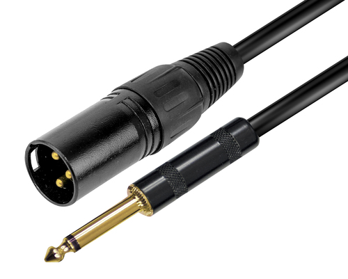 C.XLR M-JACK 6,3MM 5MT