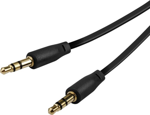 CAVO JACK 3,5OM-M 0,5 BK