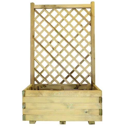 Esterni da Vivere Fioriera Margherita, 80 x 40 x 135 cm, fioriera