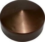 Edv casette - Esterni da Vivere COPT08RA, 8 cm, 20 mm, 11 g, Round cap, Rame, Polipropilene (PP)