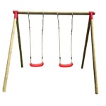 Esterni da Vivere 30x30x30cm, 10kg, Altalena doppia, Attrezzature per altalena per parco giochi