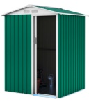 Edv casette - Esterni da Vivere Casette in metallo, 172x70x12cm, 47kg, casetta da giardino, Capannone metallico, Singolo, Tetto a due spioventi, Verde, Acciaio, Verde