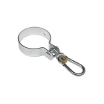 Edv casette - Esterni da Vivere Kit Collare Altalena Tondo 10cm, accessorio per recinzioni e schermatura da giardino, 10 cm, Staffa, Acciaio, Acciaio, Zincato a caldo, 2 pezzo(i)