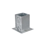 Edv casette - Esterni da Vivere 12x12cm, Zincato a caldo, accessorio per recinzioni e schermatura da giardino, 120 mm, 120 mm, Staffa, Acciaio, Galvanizzato, 1 pezzo(i)
