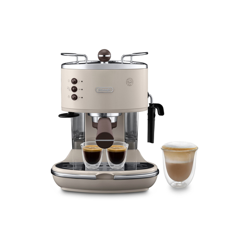 DELONGHI ECOV311.BG MACCH CAFFE POLV/CIALDE CAPP.SYST. VINTAGE BEIGE