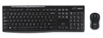 LOGITECH - Logitech MK270, Standard, Senza fili, RF Wireless, QWERTY, Nero, Mouse incluso