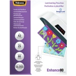 Fellowes - Fellowes 5396403, Trasparente, Plastica, Lucido, A3, 0,08 mm, 430 mm