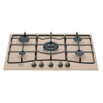 HOTPOINT AR - Hotpoint PCN 750 T (AV) R /HA, Avena, Da incasso, 75 cm, Gas, Smaltato, 5 Fornello(i)