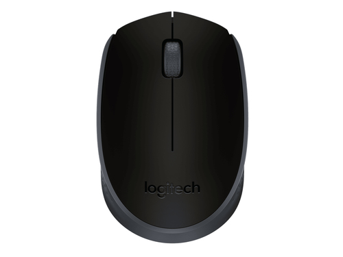 Logitech M171 Mouse Wireless, 2.4 GHz con Mini Ricevitore USB, Rilevamento Ottico, Durata ‎Batteria Fino a 12 Mesi, Mouse Ambidestro per PC/Mac/Laptop, Nero