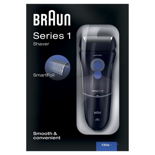 BRAUN 130NEW     RASOIO RETE SERIE1 NERO (EX 3710)