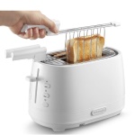 DELONGHI - DeLonghi CTLAP2203.W, 2 fetta/e, Bianco, Pulsanti, Livello, 550 W, 180 mm, 300 mm
