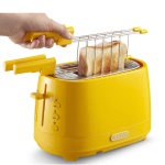 DELONGHI - DeLonghi CTLAP2203.Y, 2 fetta/e, Giallo, Pulsanti, Livello, 550 W, 180 mm, 300 mm