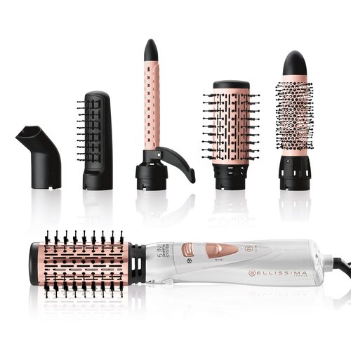 Bellissima GH18 1100 Multistyler Caldo Nero, Rose Gold, Bianco 1000 W