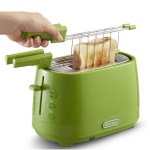 DELONGHI - DeLonghi CTLAP2203.GR, 2 fetta/e, Verde, Pulsanti, Livello, 550 W, 180 mm, 300 mm