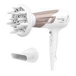 ROWENTA - Rowenta Studio Dry CV5830F0, AC, Beige, Bianco, Monocromatico, Plastica, Anello di sospensione, 1,8 m