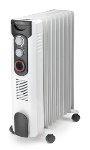 SPLENDID - Olimpia Splendid Caldorad 9TT, Riscaldatore ambiente elettrico a olio, Olio, 24 h, Interno, Bianco, Manopola