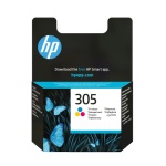 HP stamp acc - HP Cartuccia di inchiostro tricromia originale 305, Resa standard, Inchiostro colorato, 2 ml, 100 pagine, 1 pz, Confezione singola
