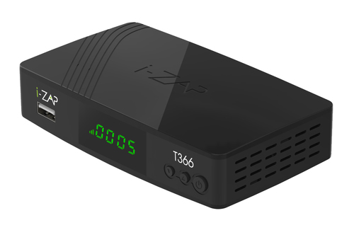 I-ZAP IZAPT366BK DECODER DIG TERR ZAPPER T2 HEVC HD FREE TO AIR BL