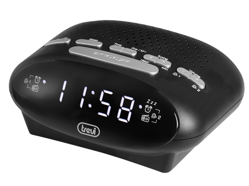 TREVI RC821D BK  RADIOSVEGLIA NERA