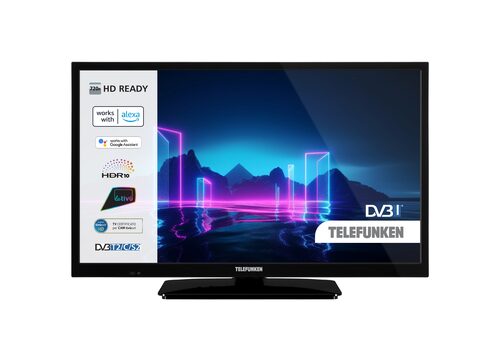 TELEFUNK TE24550B42 TVC LED 24 HD+SMART TV+SAT+ FUNZ HOTEL+NETFLIXDVB