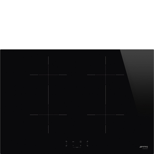 SMEG SIB2741D   PIANO INDUZ 75CM 4ZONE/BRIDGE NERO   VANO48CM