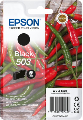 EPSON C13T09Q140 C.INK NERO 503 PEPERONCINO