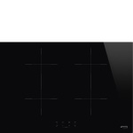 SMEG - SIB2741D   PIANO INDUZ 75CM 4ZONE/BRIDGE NERO   VANO48CM
