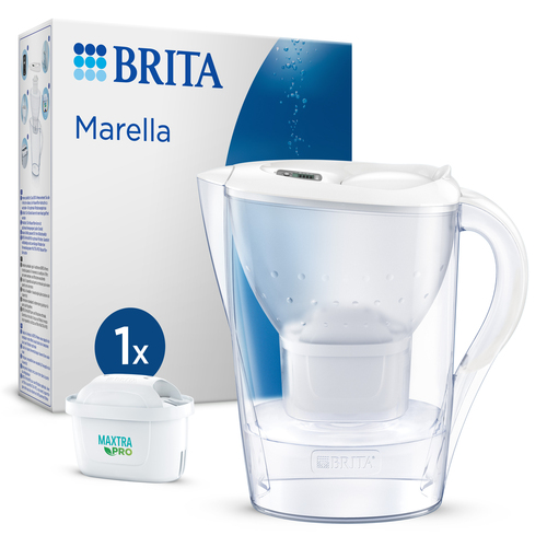 BRITA 1051439    CARAFFA FILTRANTE MARELLA WHITE MXPRO