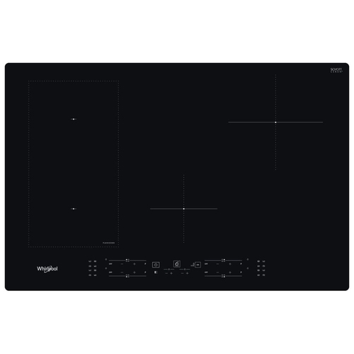 WHIRLPOOL WLB2977NE  PIANO INDUZ 77CM 2Z+1FLEXICOOK NERO 9LIVELLI J