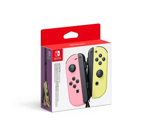 Nintendo 10011583   SWI CONTROLLER JOY-CON COPPIA PASTELLO ROSA/GIALL