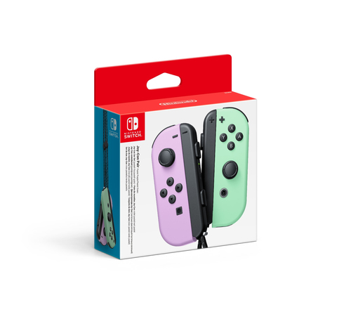 Nintendo 10011584   SWI CONTROLLER JOY-CON COPPIA PASTELLO VIOLA/VERD