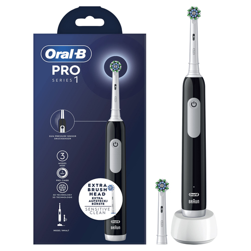 BRAUN POWPRO1CRS SPAZZOLINO EL. PRO 1 CROSS ACRT BLACK 2 REFILL