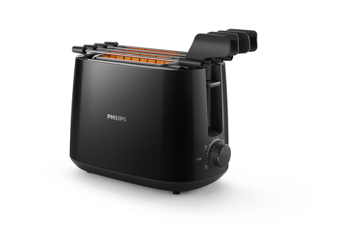 PHILIPS DA HD2583/90  TOSTAPANE 1000W NERO/SILVER        PINZE