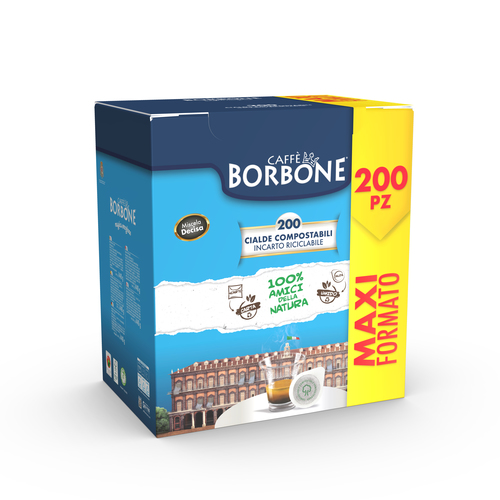 CAFFE'BORBON 44BNERA200 CIALDA DM44 200PZ DECISA (NERA)     PROMO BOX
