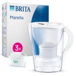 BRITA - MARELLA3MX CARAFFA FILTRANTE + 3 FILTRI MXPRO MOD.MARELLA WH