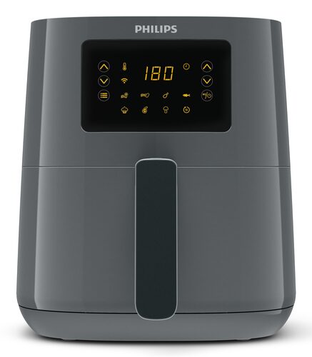 PHILIPS DA HD9255/60  FRIGGITRICE AIRFRY 4.1LT. 13IN1 1400WGRIGIO TOUCH
