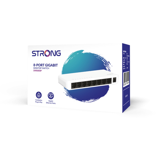 STRONG SW8000P    SWITCH 8PORTE 10/100/1000