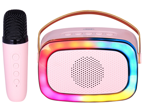TREVI XR8A01 PIN DIFFUSORE KARAOKE + MIC WIRELESS BIMBI BAT RIC PI