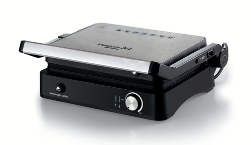 ARIETE 1934       BISTECCHIERA INOX 2000W PIASTRE 29X22 CM. 4 FETTE