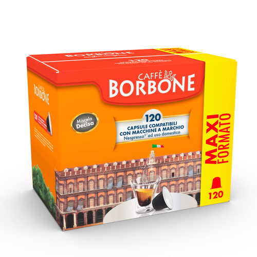 CAFFE'BORBON REBNERADEC COMPATIBILI NESPRESSO 120PZ DECISA (NERA) PROMO B