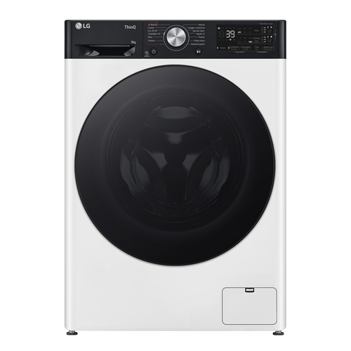 LG biancoped F4R7509TSW LAVATRICE CF 9KG 1400G A-10% INV VAP TURBOWASH AU