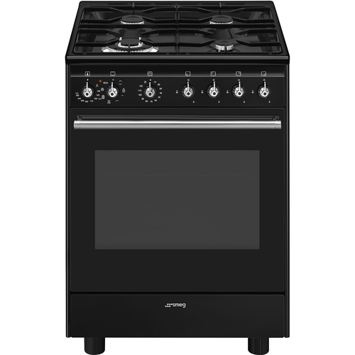 SMEG CX61GMBL   CUCINA 60X60 MULTI6 70LT A VENT 4F NERA PULIZIAVA