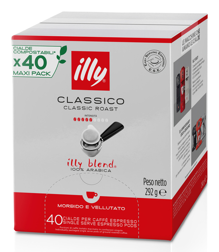 ILLY A129 CLASS CONF. BOX 40 CIALDE ESE ESPRESSO CLASSICO