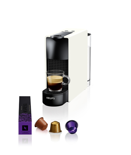 KRUPS XN1101K    MACCHINE CAFFE' NESPRESSO ESSENZA MINI PURE WHITE