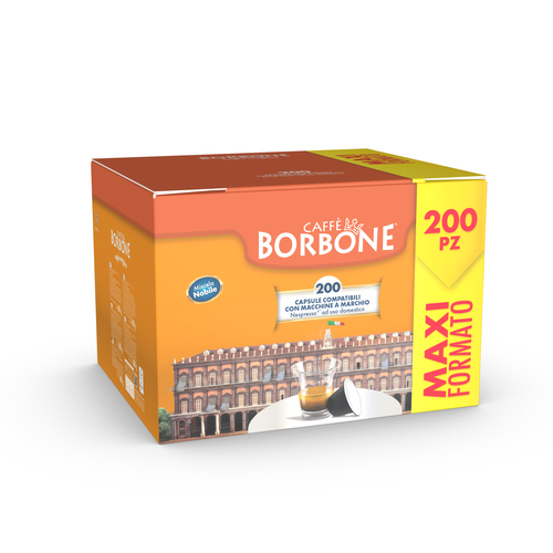CAFFE'BORBON REBBLUNOBI CAPS COMP. NESPRESSO 200PZ BLU NOBILE
